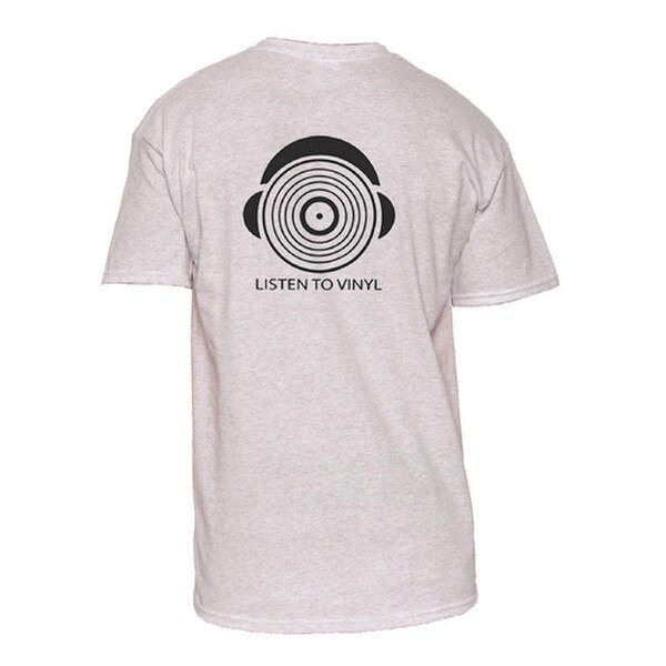 Natural Cotton T-Shirt - Record wit